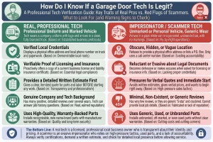 How Do I Know If a Garage Door Tech Is Legit?